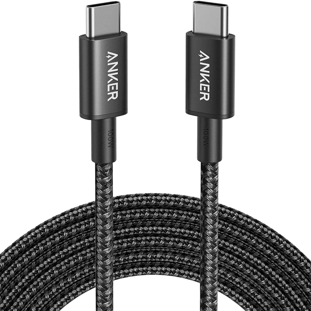 New Nylon USB-C to USB-C 100W Cable (10 ft)