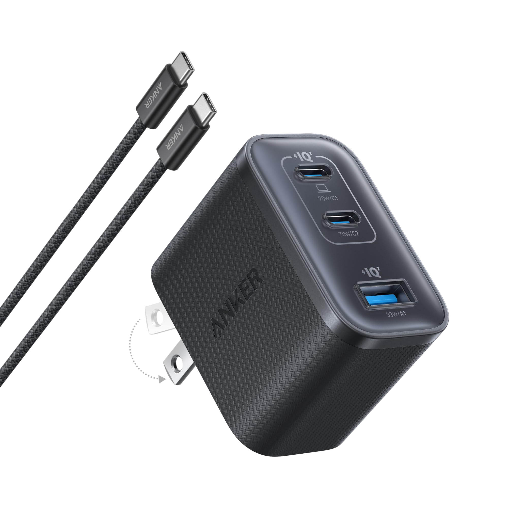 Nano Charger (70W, 3 Ports)