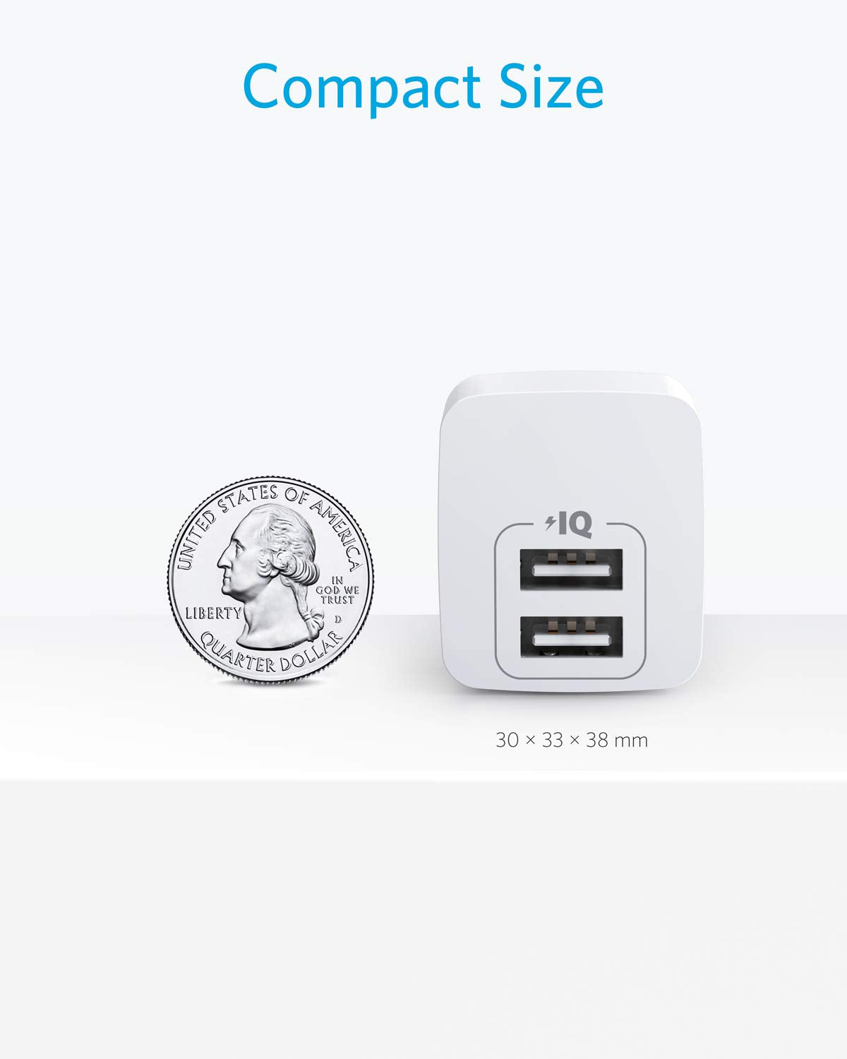 Anker PowerPort mini with compact size for PowerPort mini