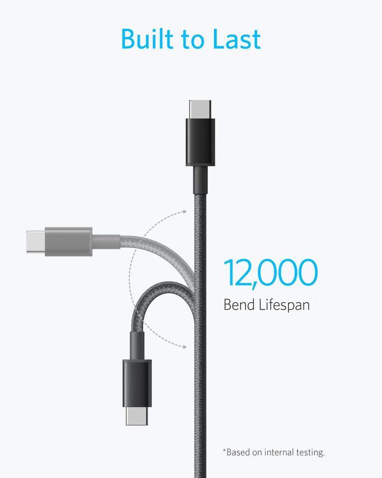 Anker cable with 12,000 bend lifespan for durability