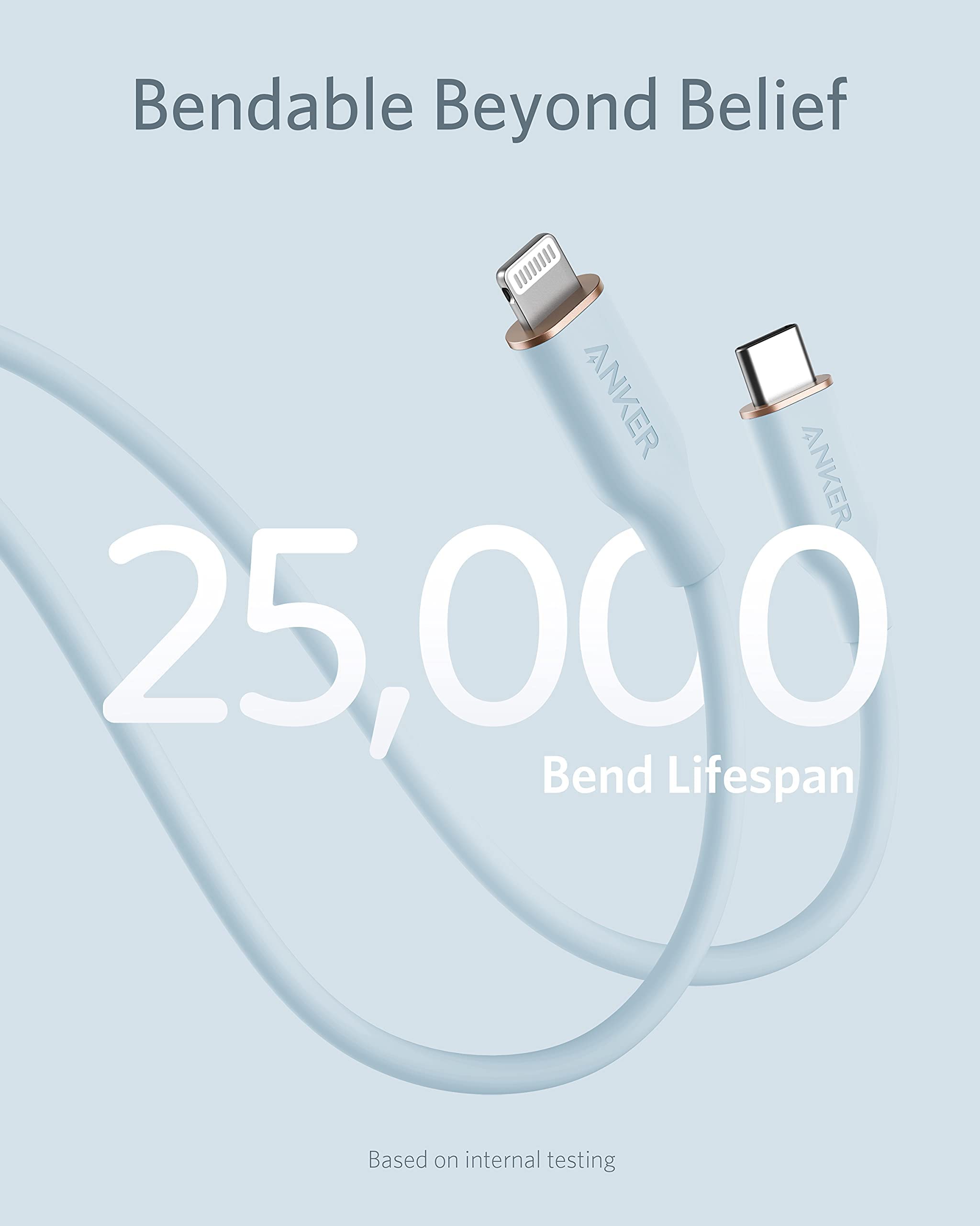Anker cable with 25000 bend lifespan for Keyword.