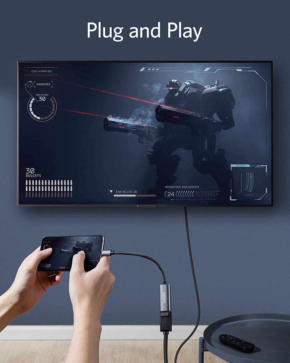 Anker adapter for gaming with Plug and Play