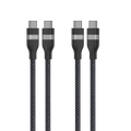 USB-C to USB-C Cable (3 ft / 6 ft, 240W, Upcycled-Braided, 2-Pack)