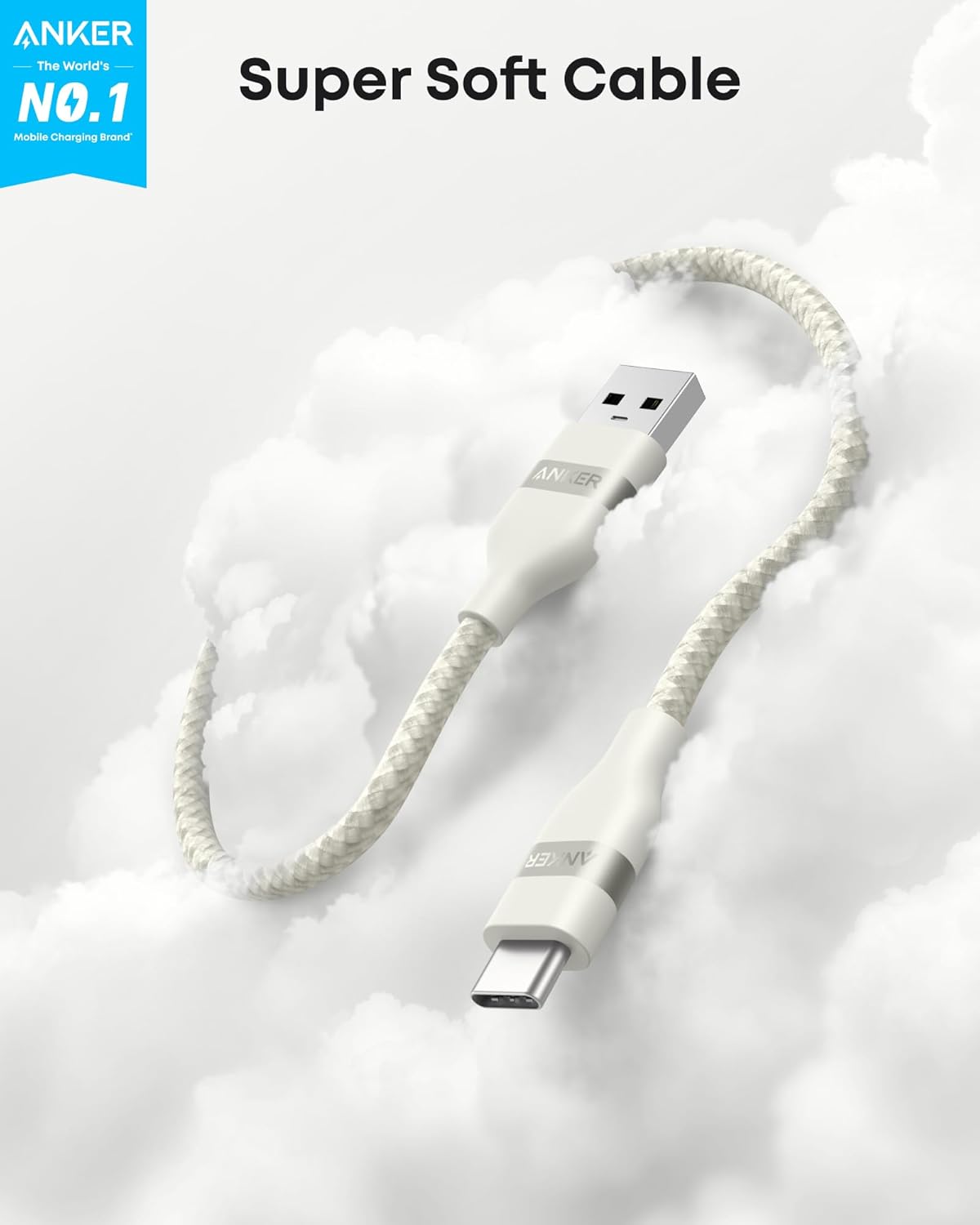 Anker cable with braided style for super soft flexibility