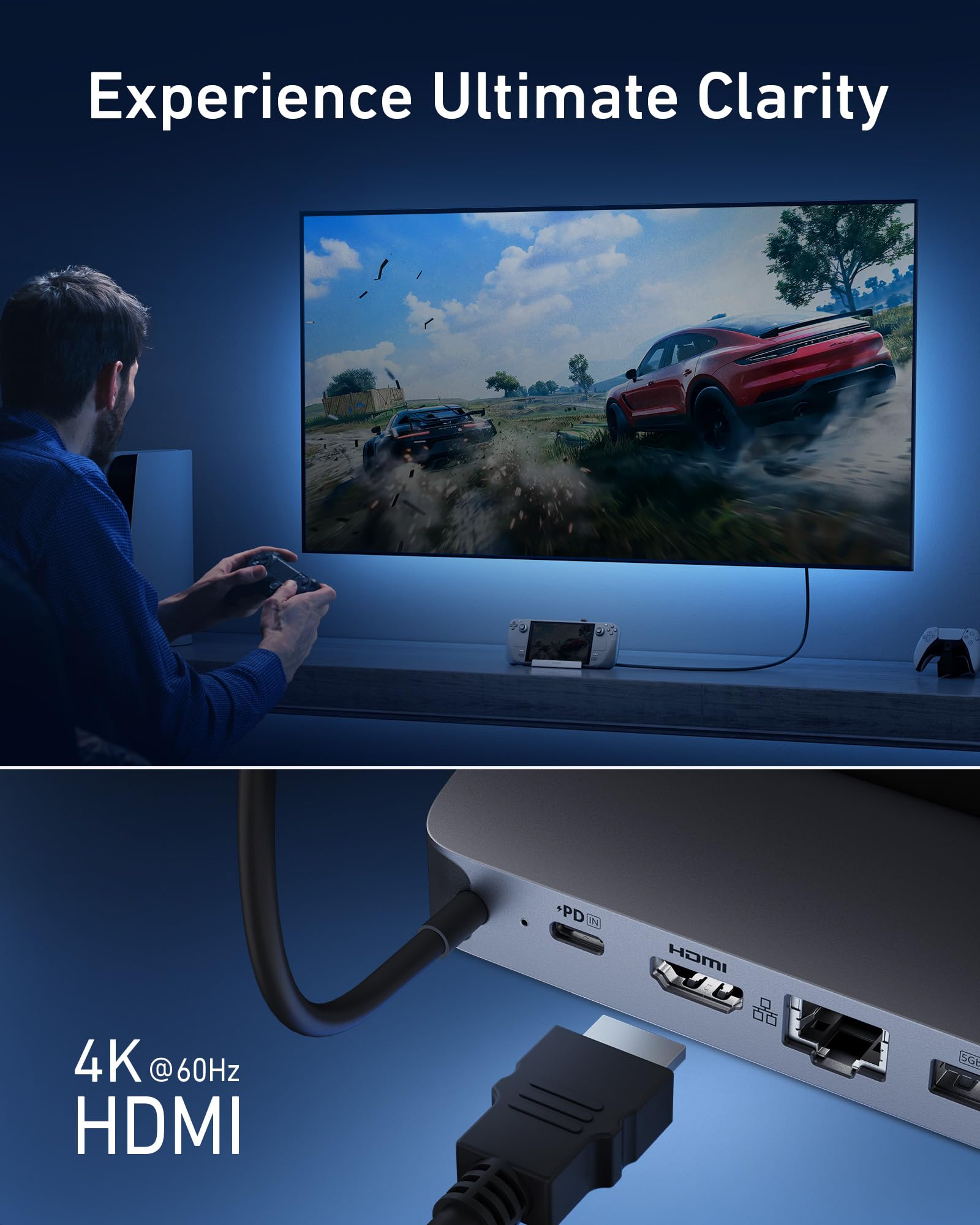 Anker with 4K HDR gaming for high clarity