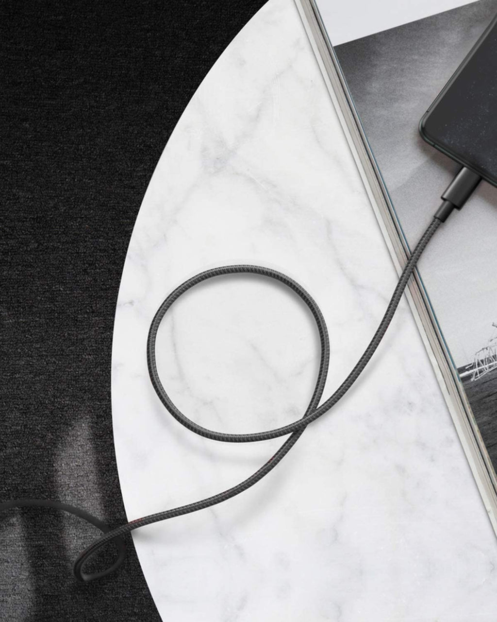 Anker cable with sleek design for smartphone charging