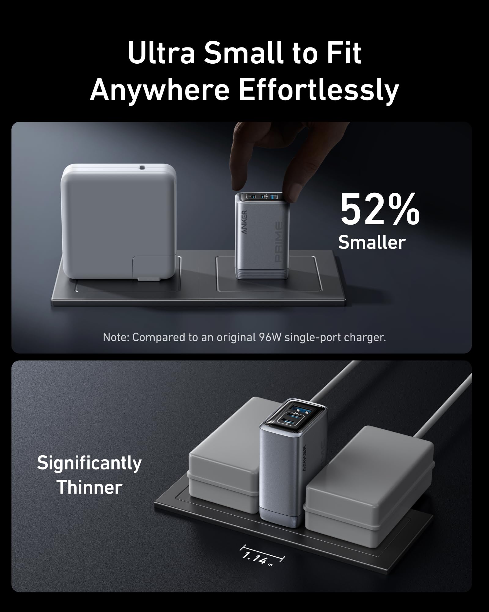 Anker charger with ultra small size for portability