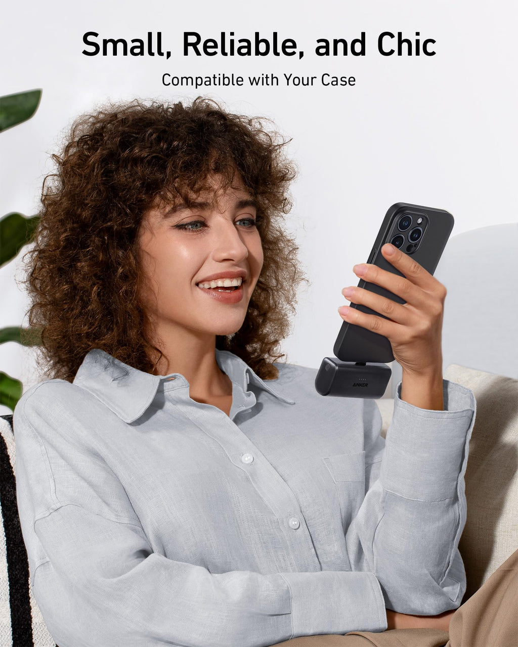 Anker charging device with small design for portable connectivity