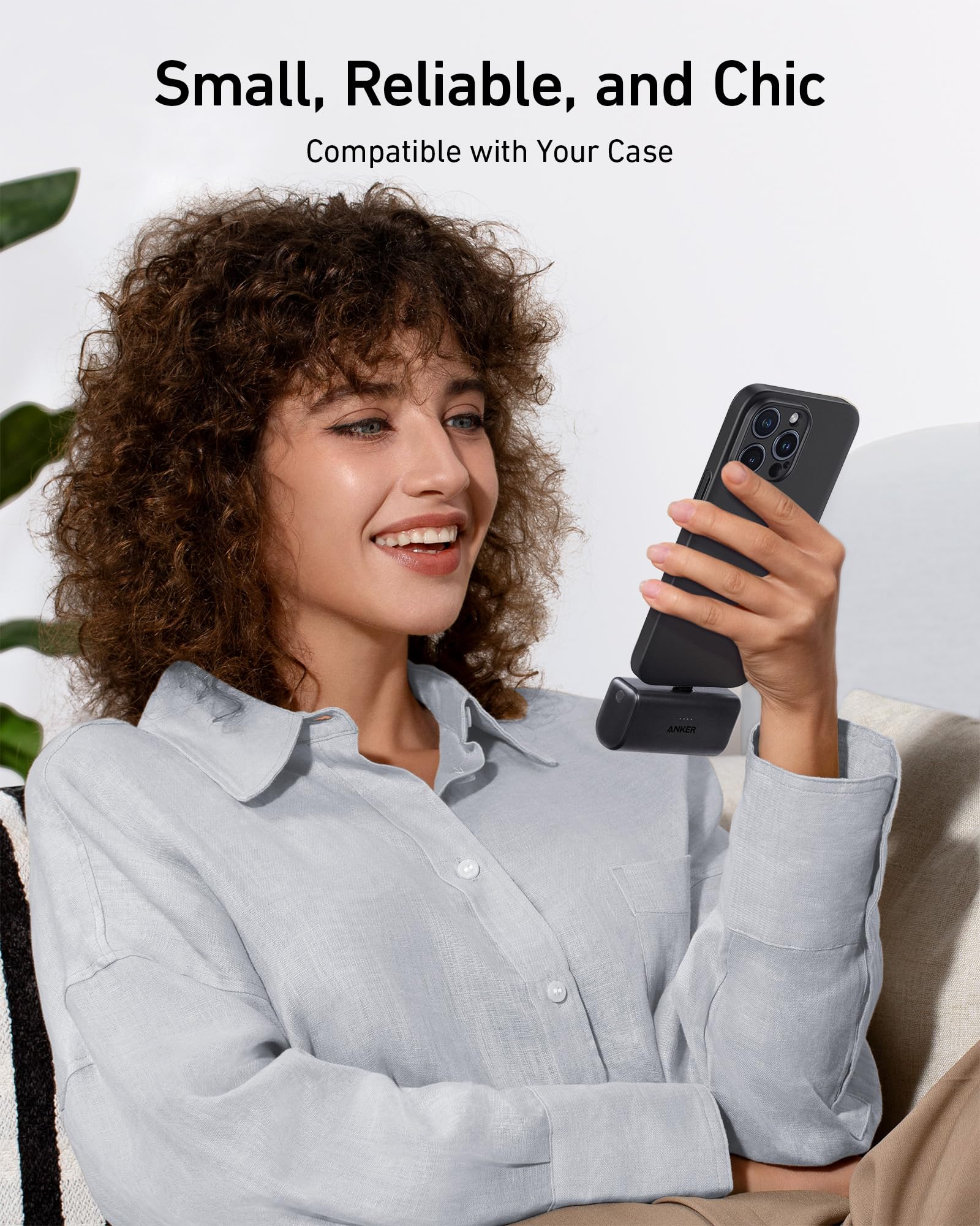 Anker charging device with small design for portable connectivity