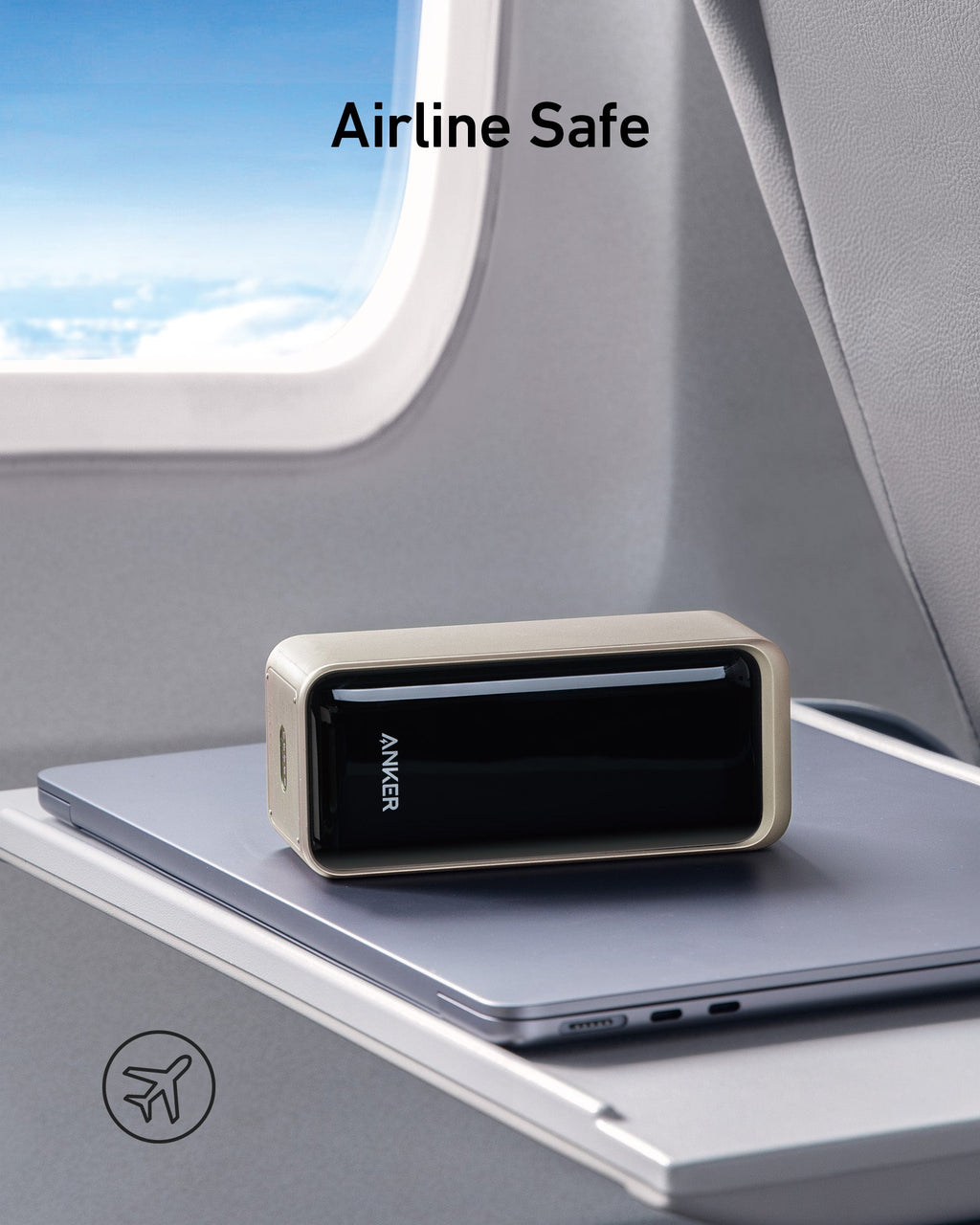 Anker power bank with airline safe certification for travel