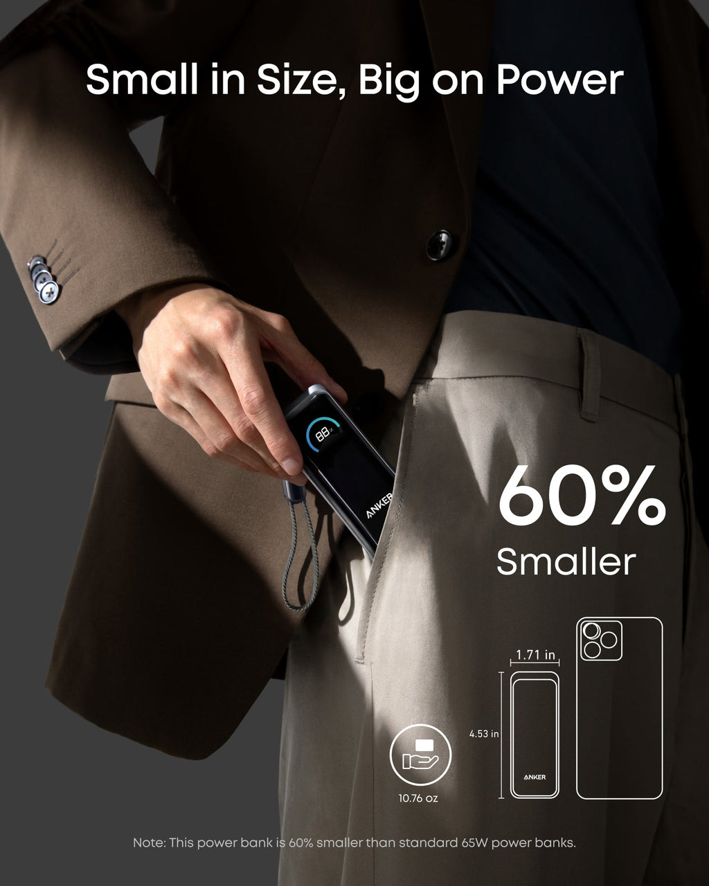 Refurbished Anker Prime Power Bank (9.6K, 65W, Fusion)