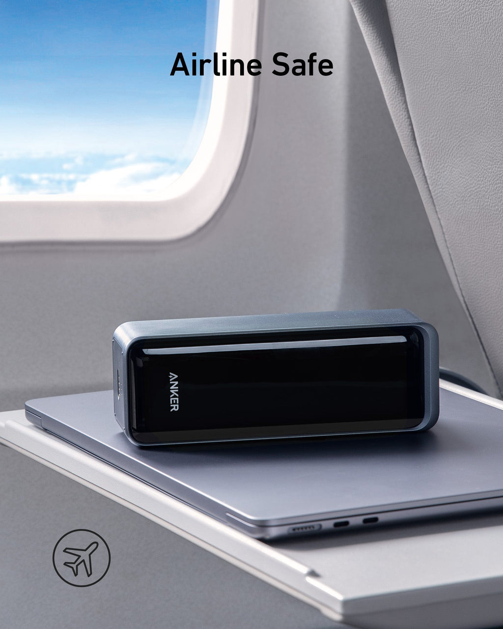 Anker power bank with laptop for airline safe travel