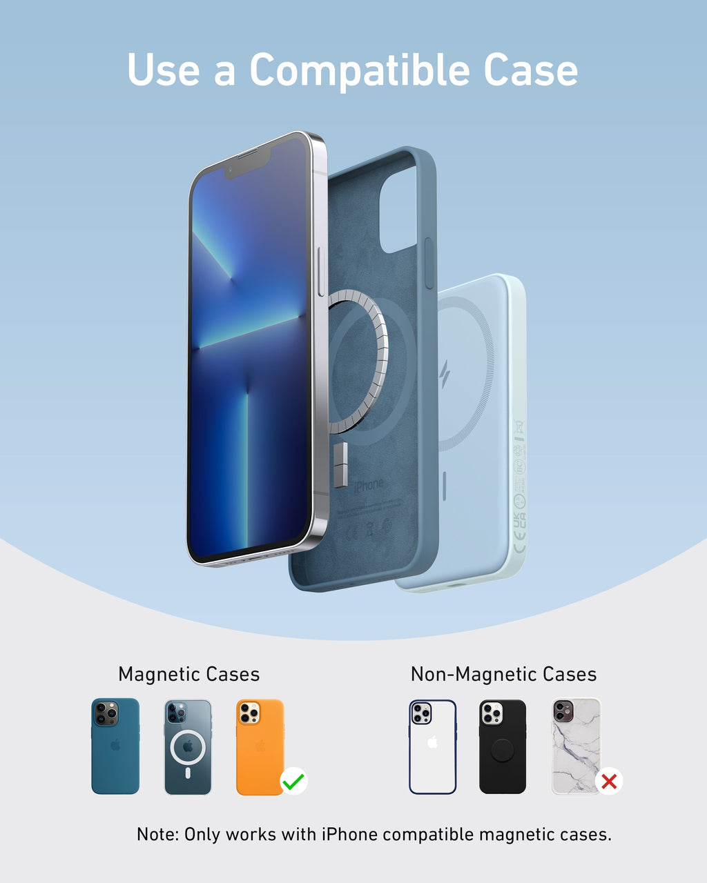 Refurbished Anker 621 Magnetic Battery (MagGo)
