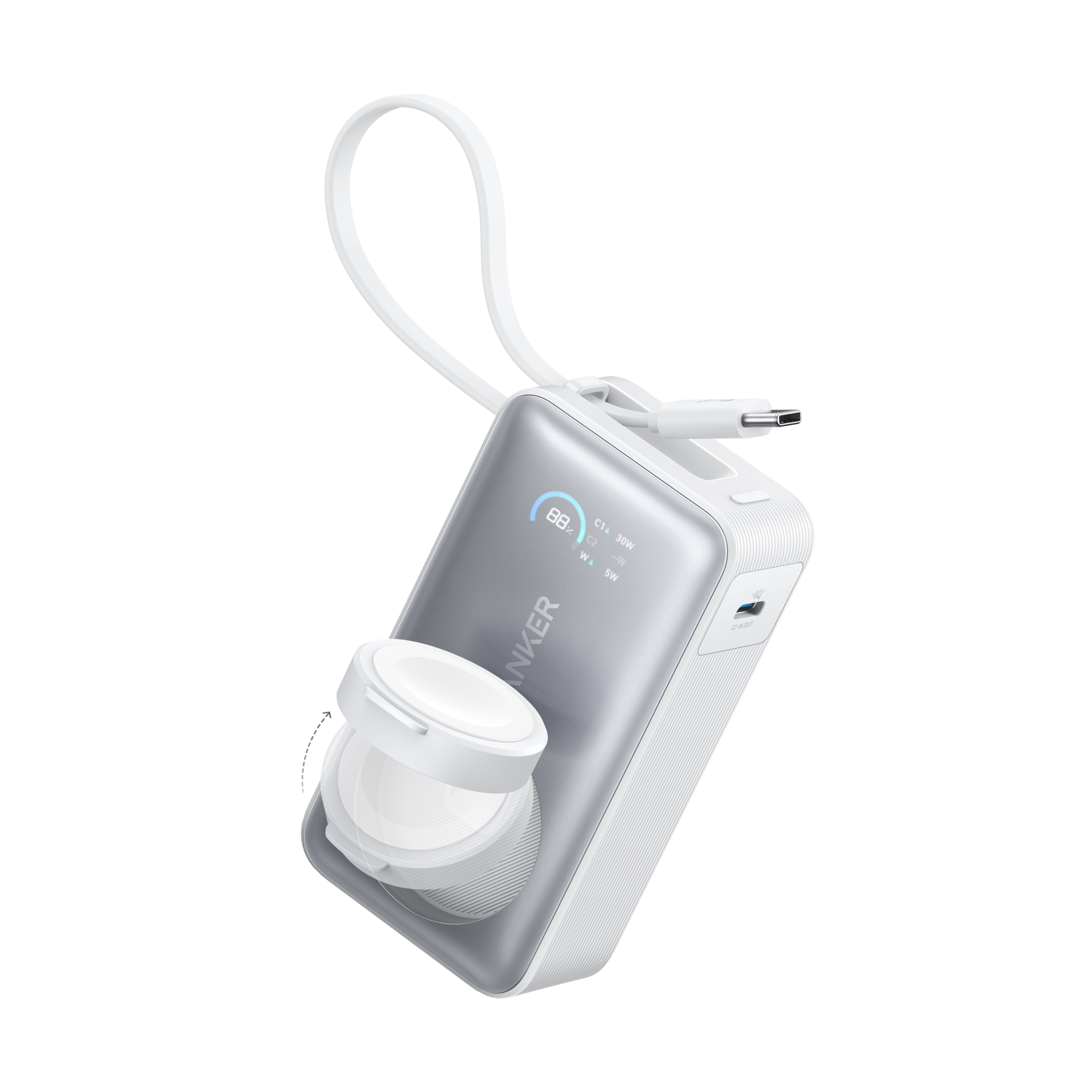 MagGo Power Bank (10K, 35W, For Apple Watch)
