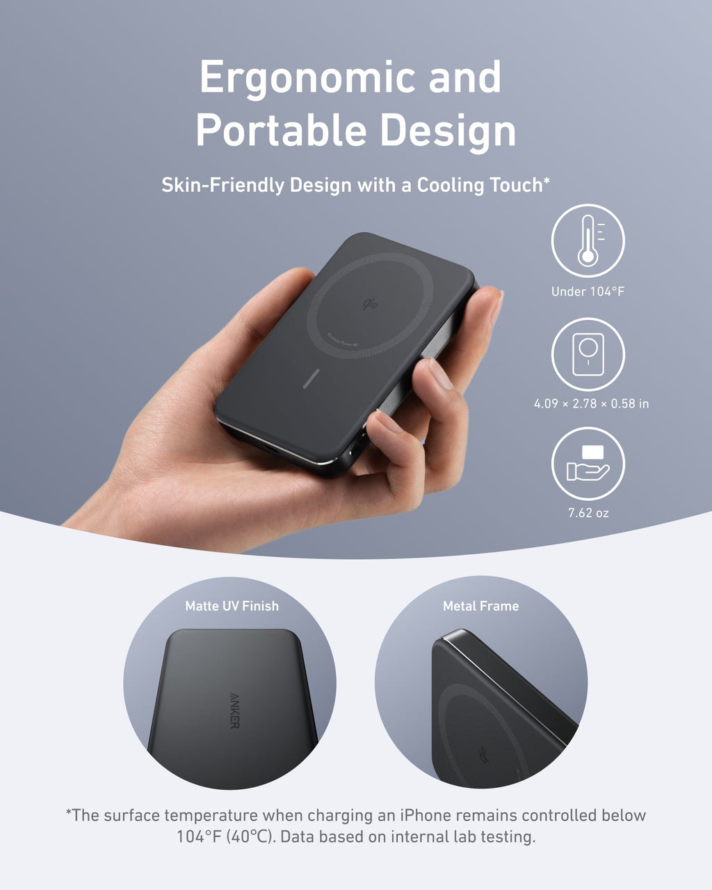 Anker MagGo Power Bank (10K, Slim) | Customizable