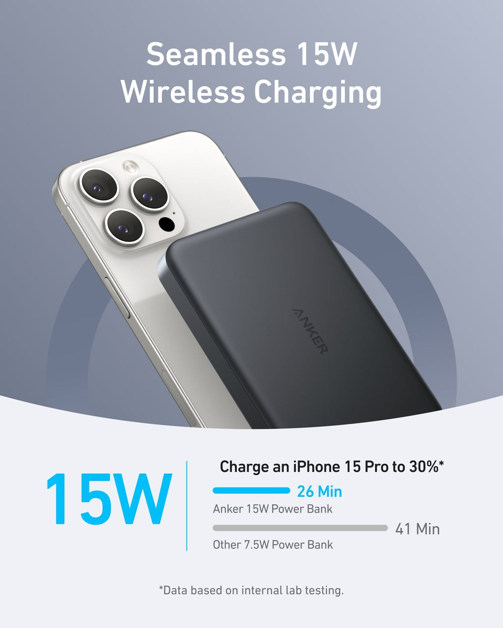 Anker MagGo Power Bank (10K, Slim) | Customizable