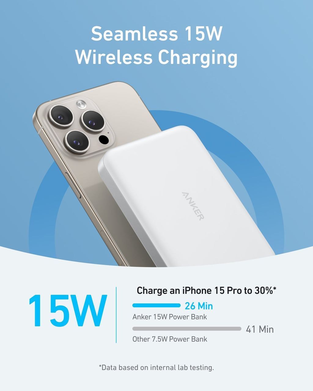 Anker MagGo Power Bank (10K, Slim) | Customizable