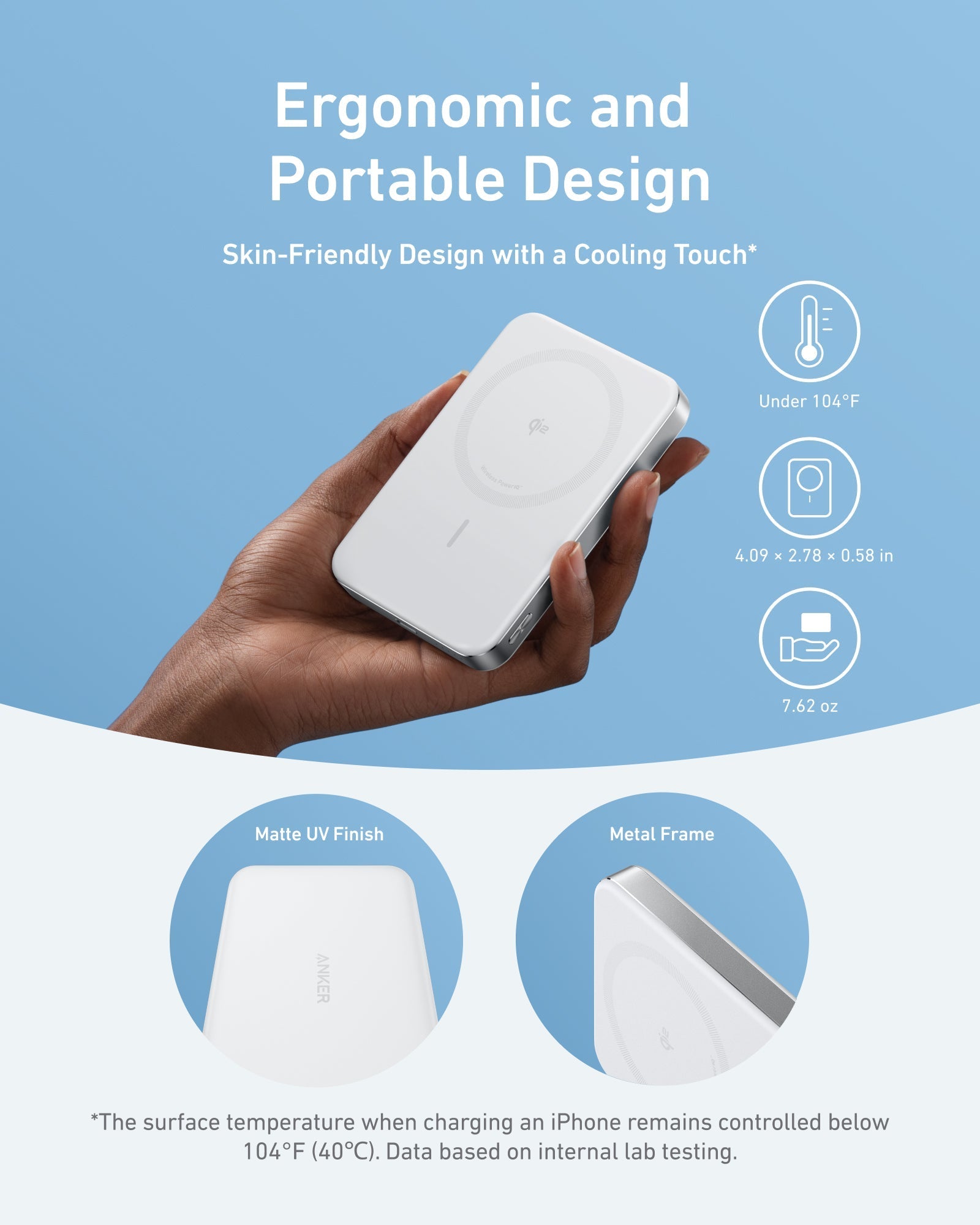 Anker MagGo Power Bank (10K, Slim) | Customizable