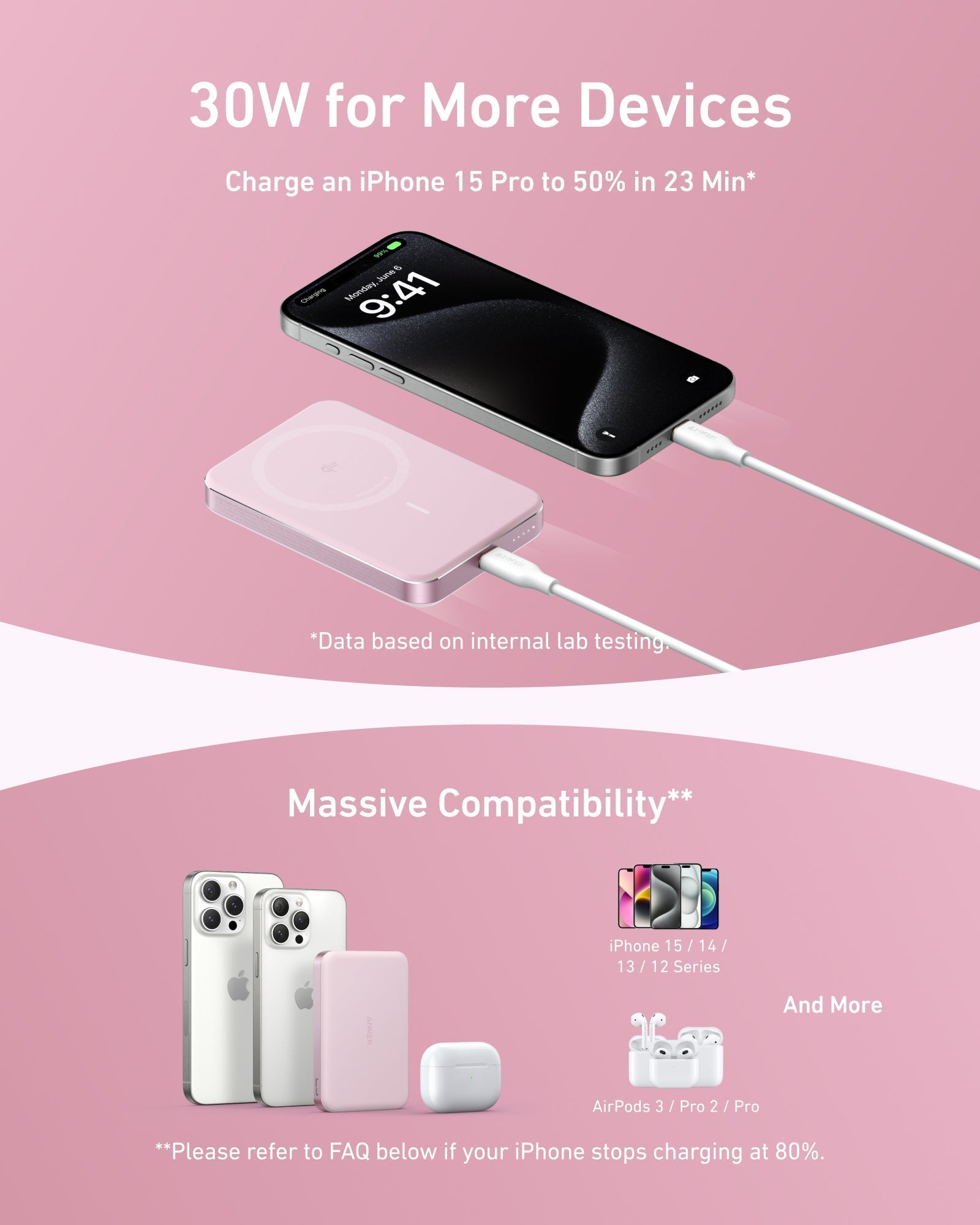 Anker MagGo Power Bank (10K, Slim) | Customizable