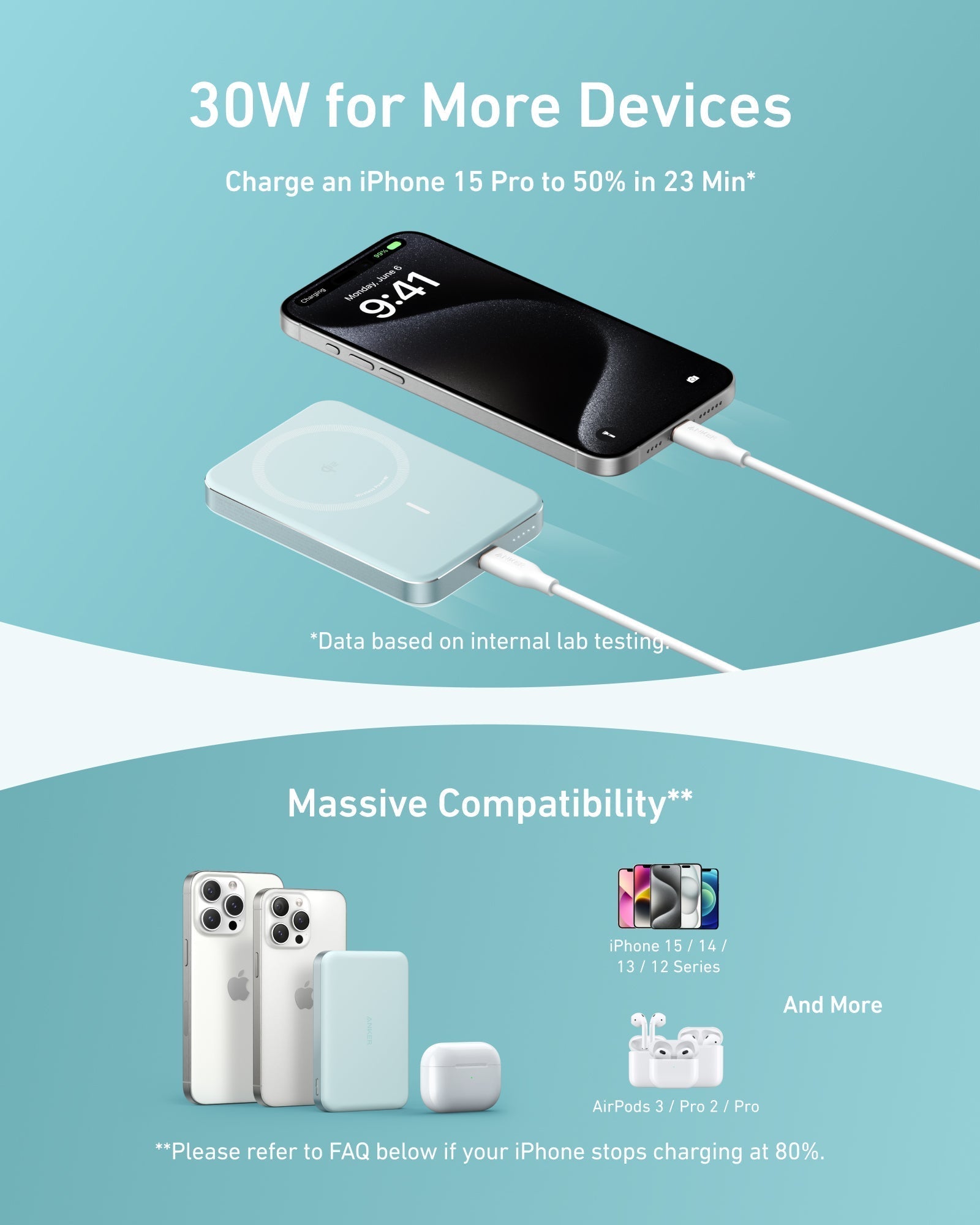Anker MagGo Power Bank (10K, Slim) | Customizable