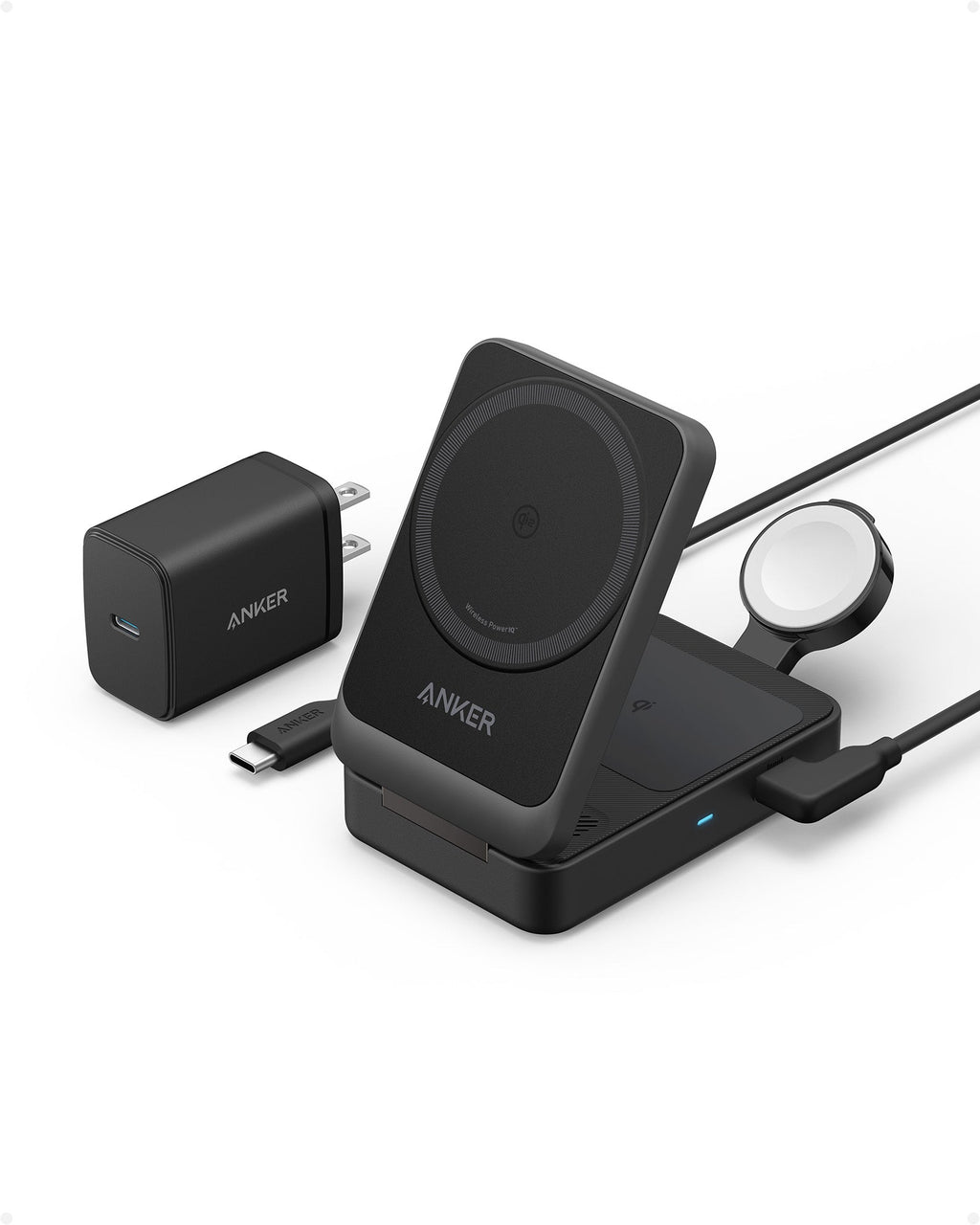 Refurbished MagGo Wireless Charging Station (Foldable 3-in-1)