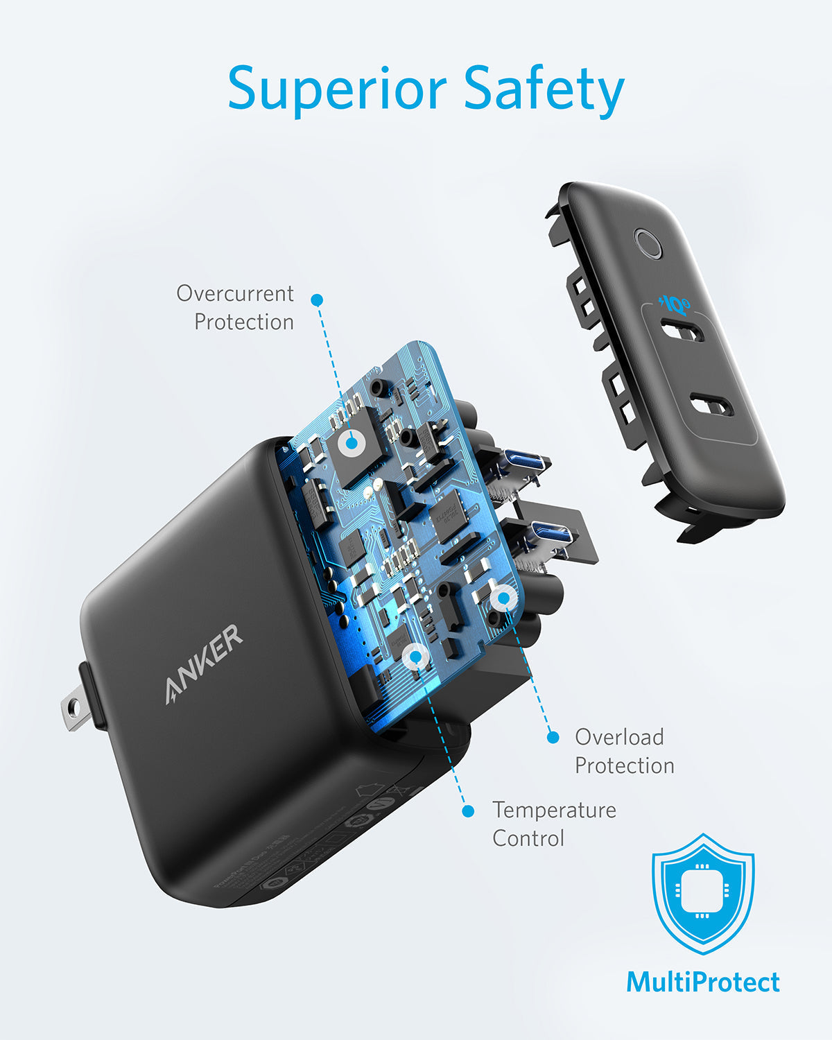 Anker with MultiProtect for superior charging safety