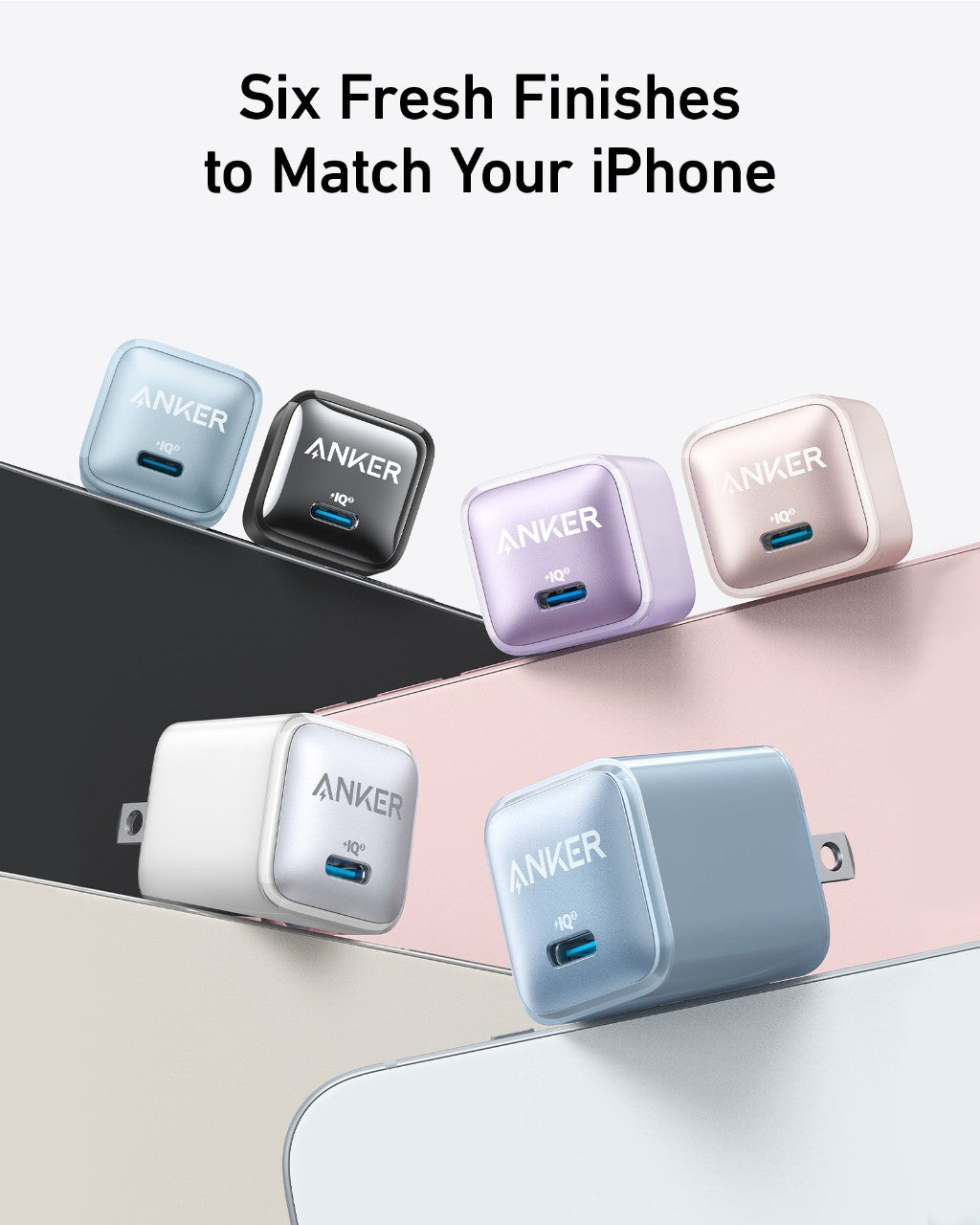 Anker MagGo Wireless Charging Station (3-in-1, Foldable Pad) and Anker Nano Charger (20W)