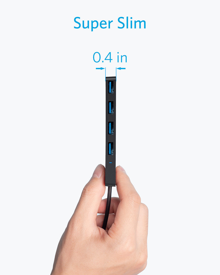 Anker with 0.4in super slim body for easy grip