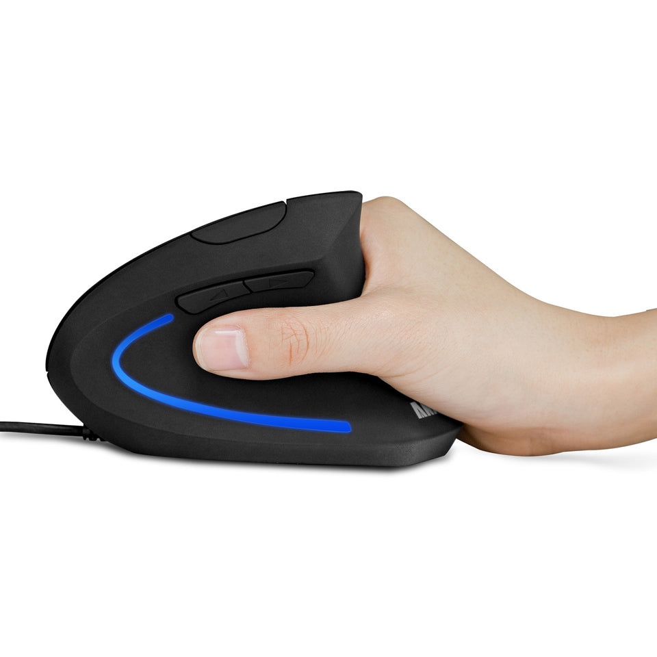 Refurbished Anker Ergonomic Optical USB Wired Vertical Mouse