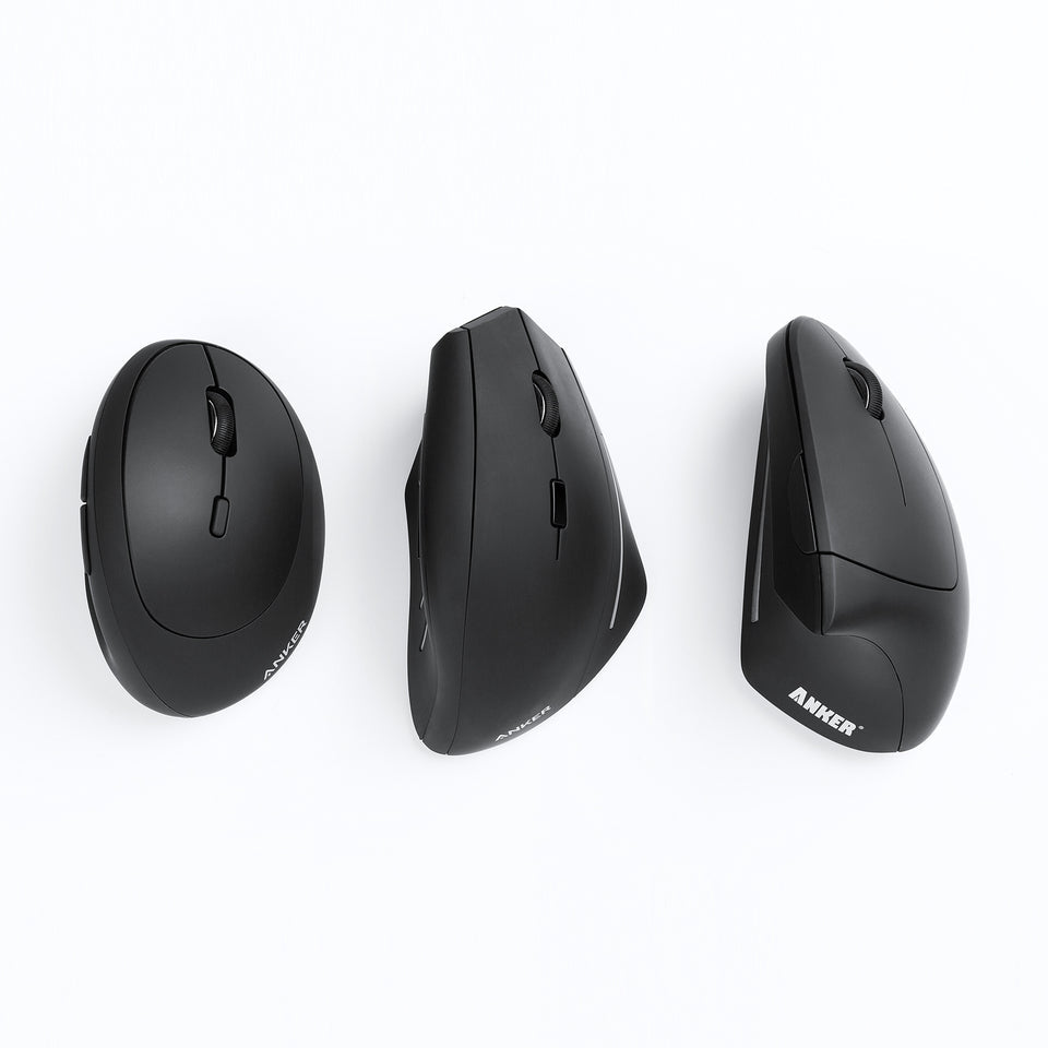 Refurbished Anker Ergonomic Optical USB Wired Vertical Mouse