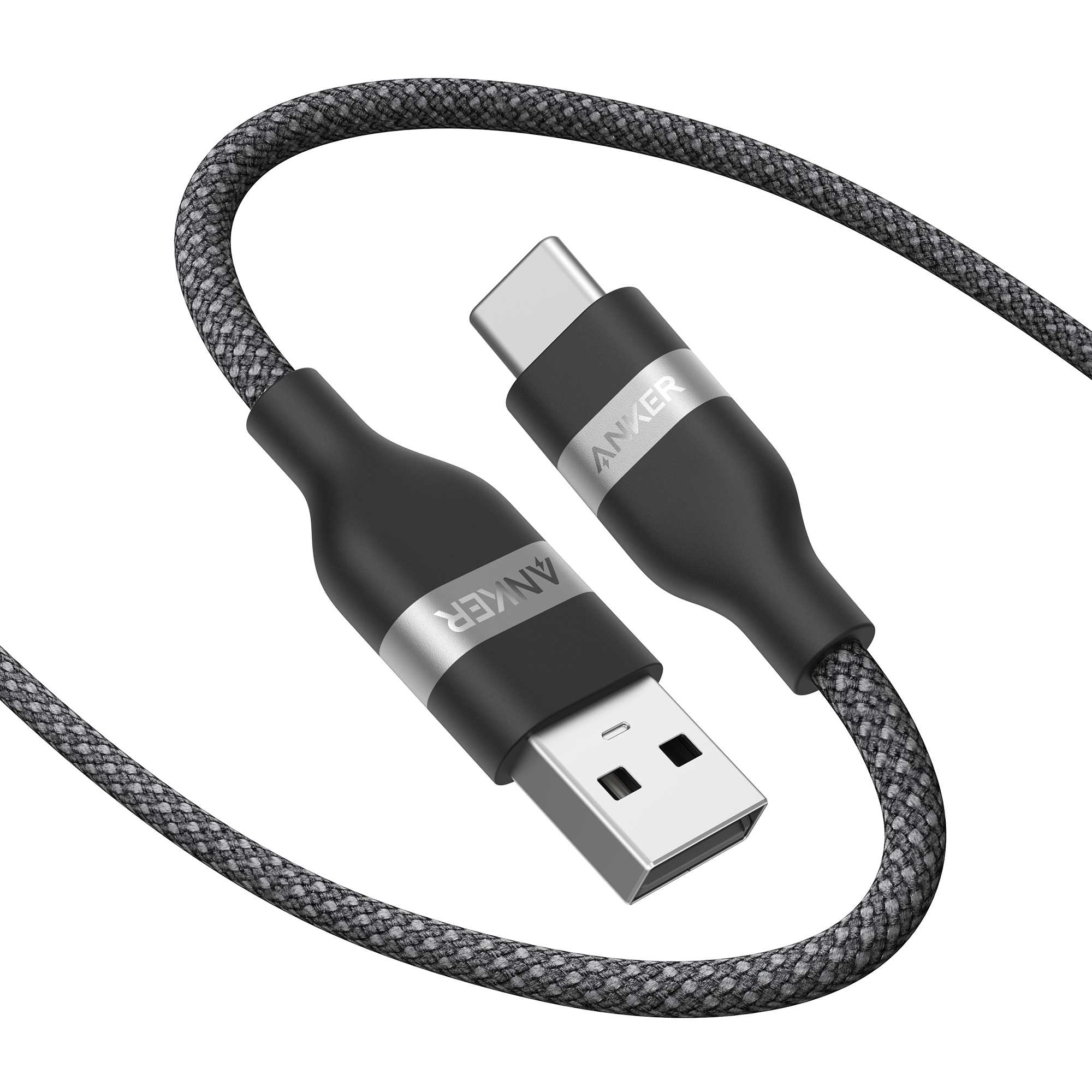 USB-A to USB-C Cable (3 ft / 6 ft, Upcycled-Braided)