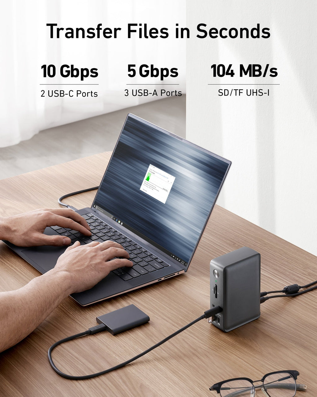 Refurbished Anker 575 USB-C Docking Station (13-in-1)