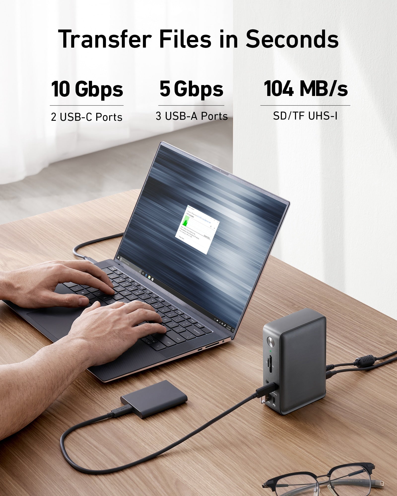 Refurbished Anker 575 USB-C Docking Station (13-in-1)