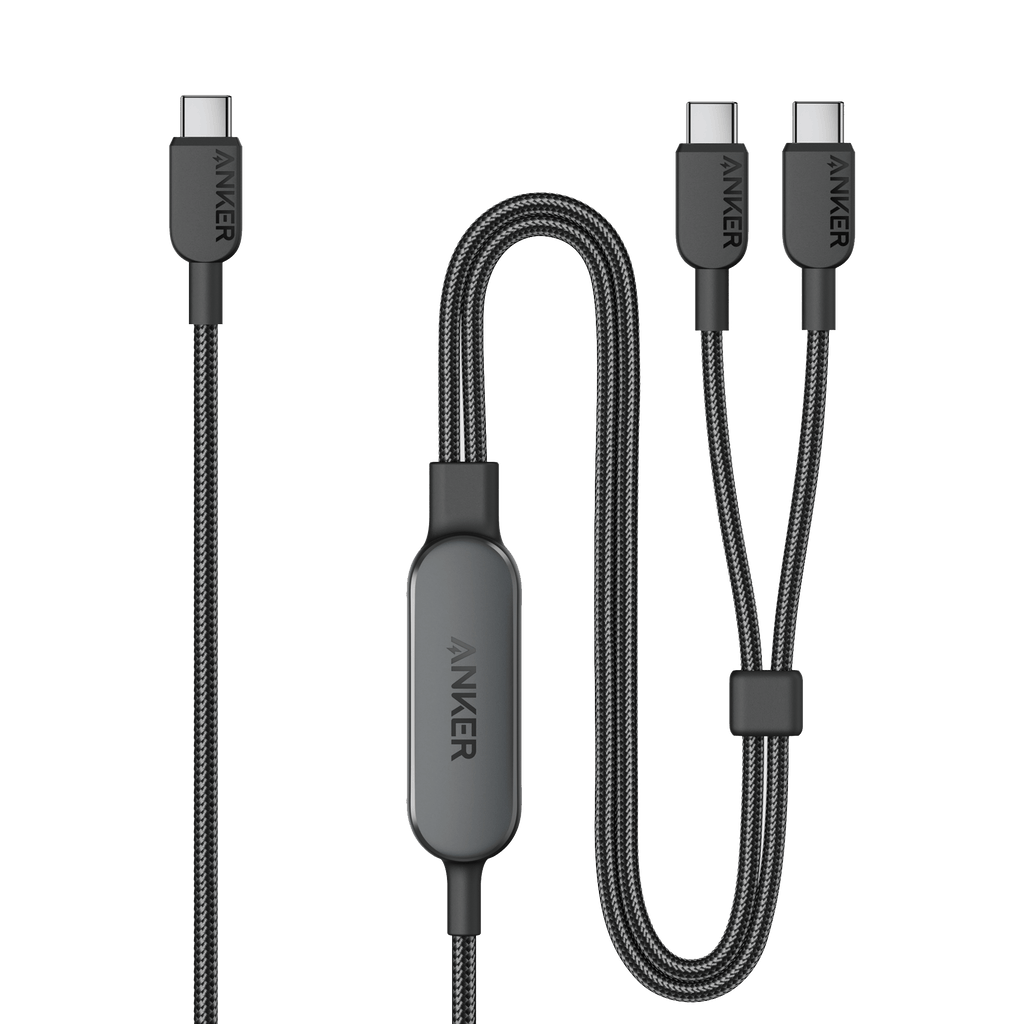 140W 2-in-1 USB-C to USB-C Cable
