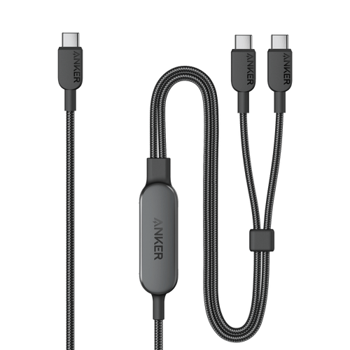 140W 2-in-1 USB-C to USB-C Cable