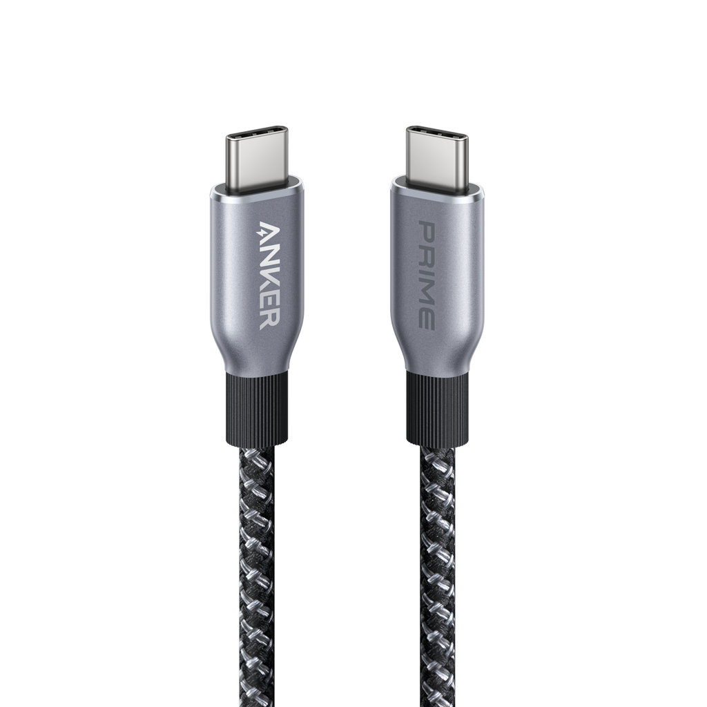 Anker Nano 75W Car Charger and Anker Prime USB-C to USB-C Cable (240W, Upcycled-Braided)