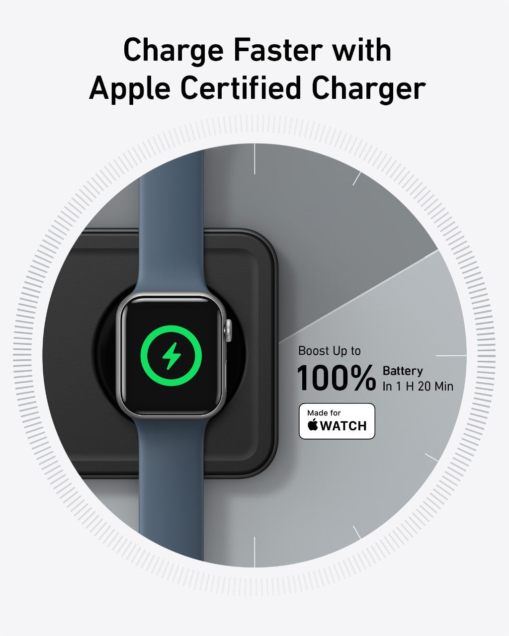 Refurbished Anker MagGo Wireless Charging Station (3-in-1 Pad)