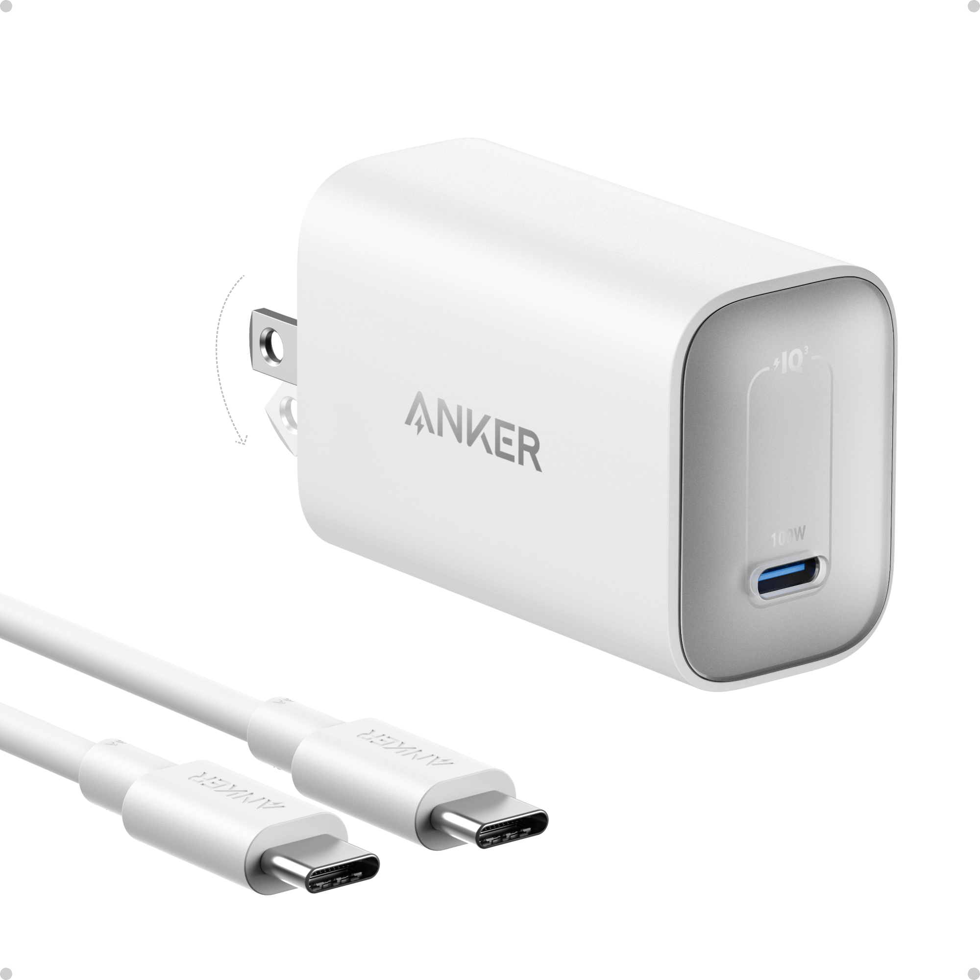 Nano Charger (100W) with USB-C Cable