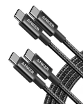 2-Pack New Nylon USB-C to USB-C Cable (3 ft / 6 ft, 60W)