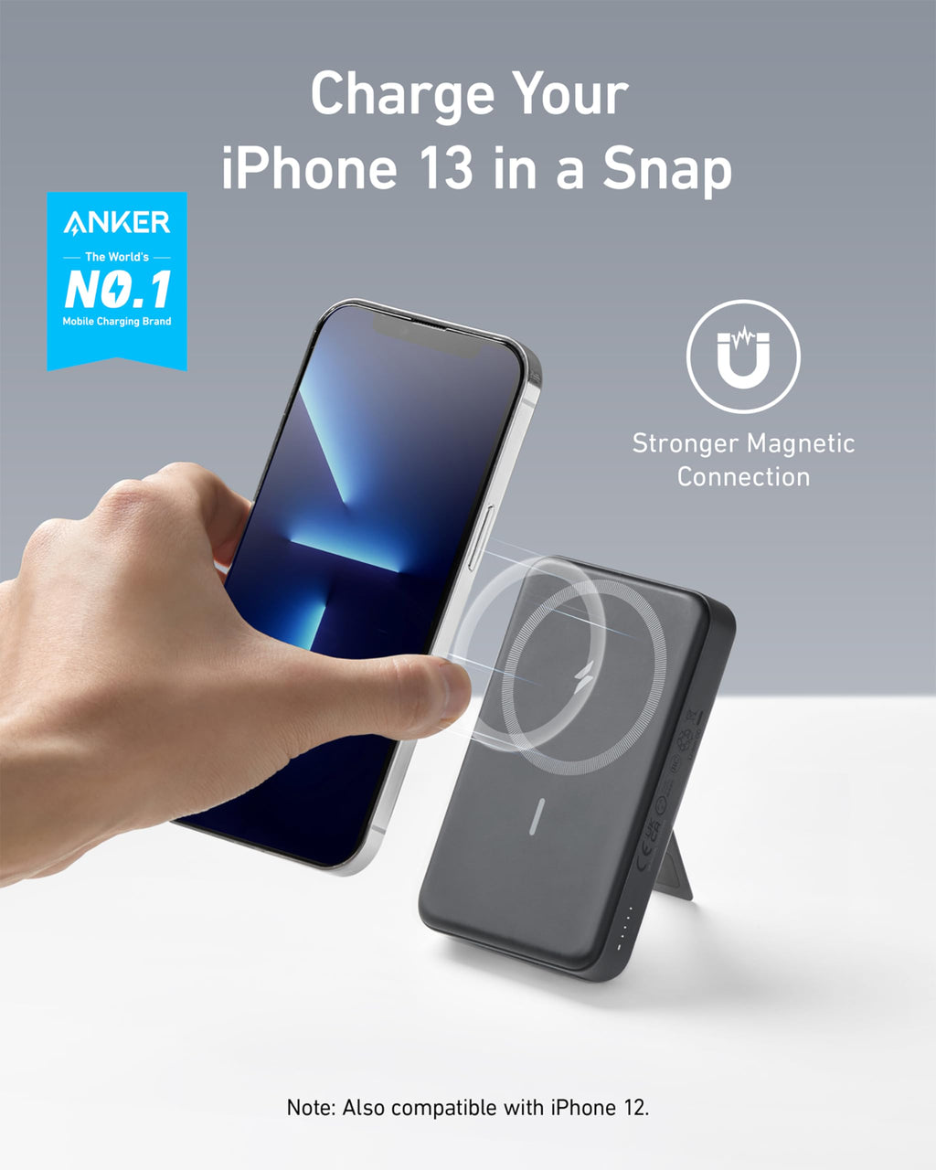 Anker for magnetic wireless charging for iPhone 13, Keyword