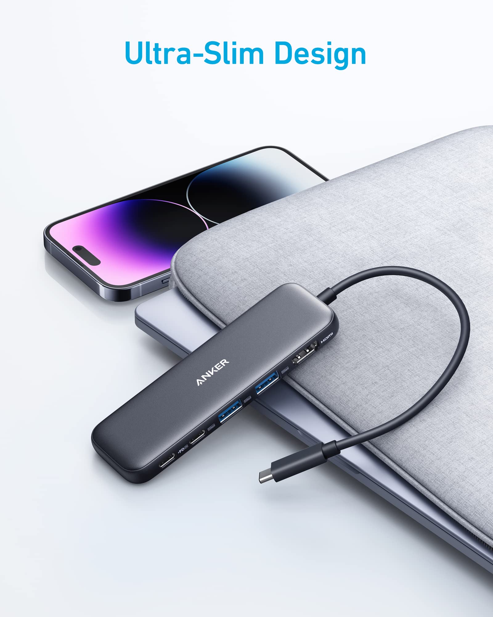 Anker with ultra-slim design for compact devices