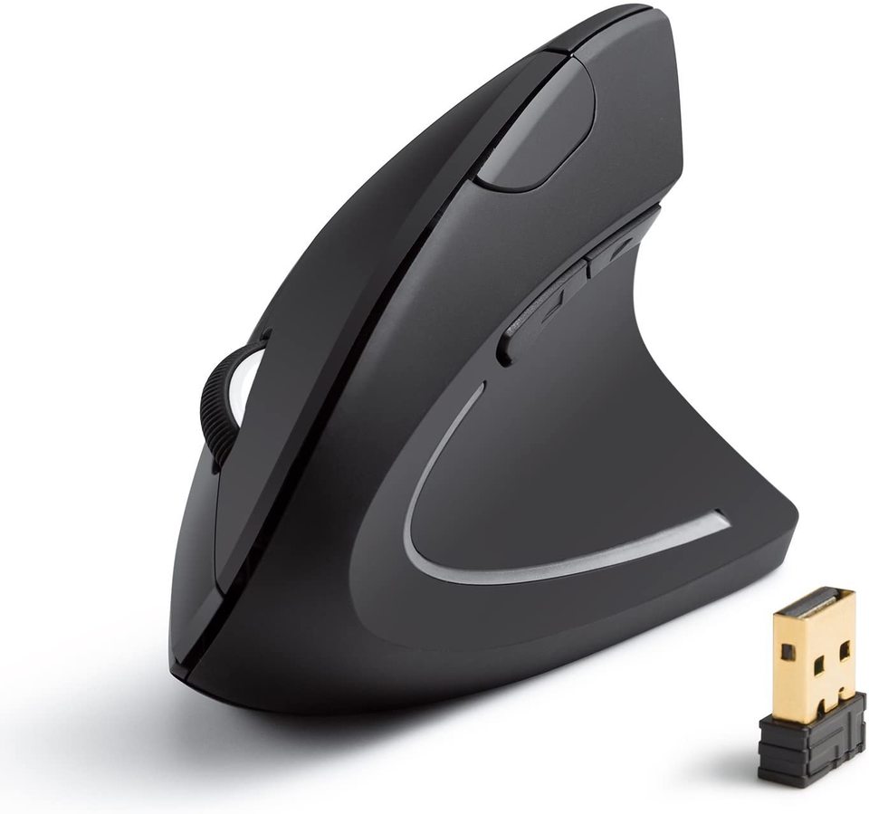 Refurbished 2.4G Wireless Vertical Ergonomic Optical Mouse