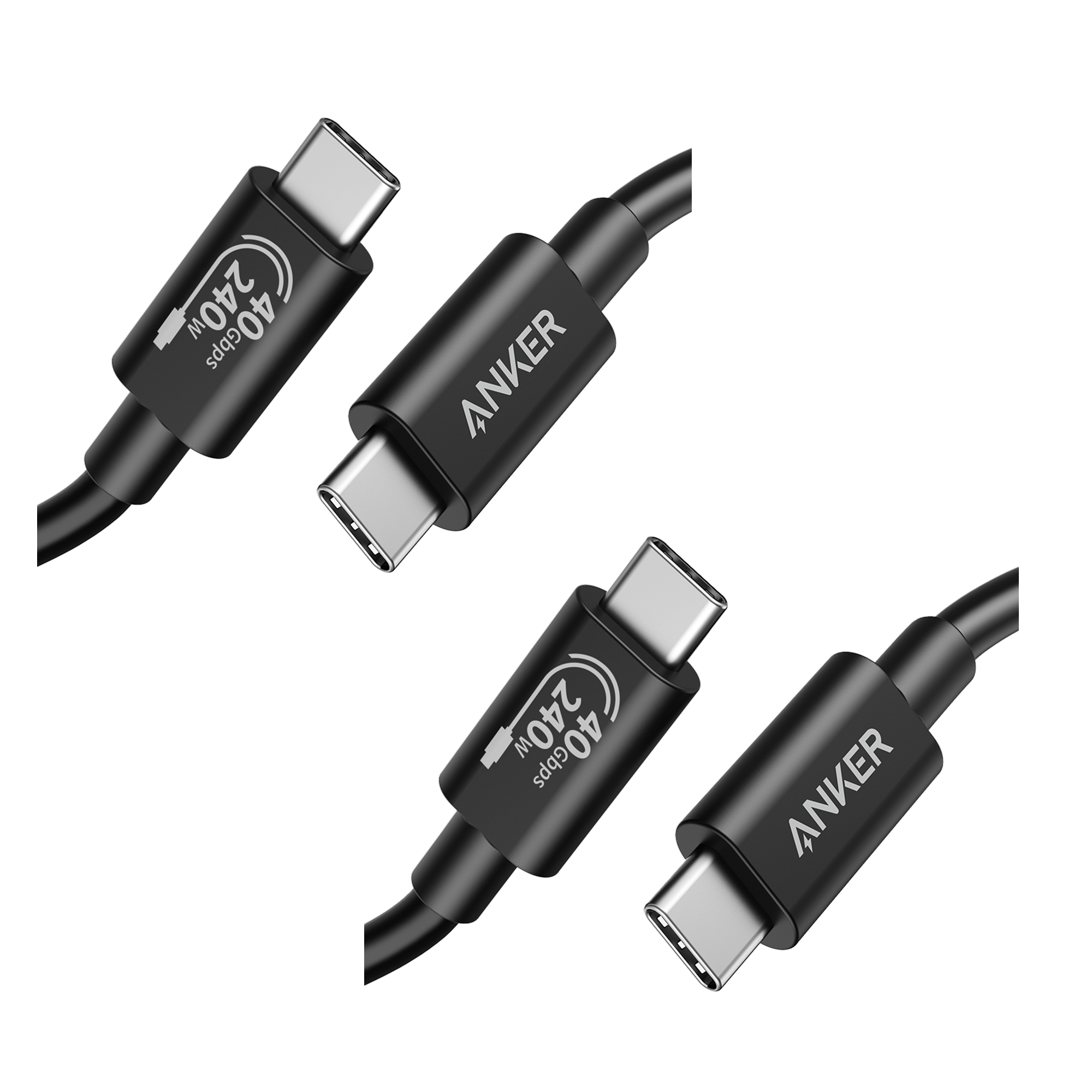 515 USB-C to USB-C Cable (Thunderbolt 4 Compatible)（2 packs）