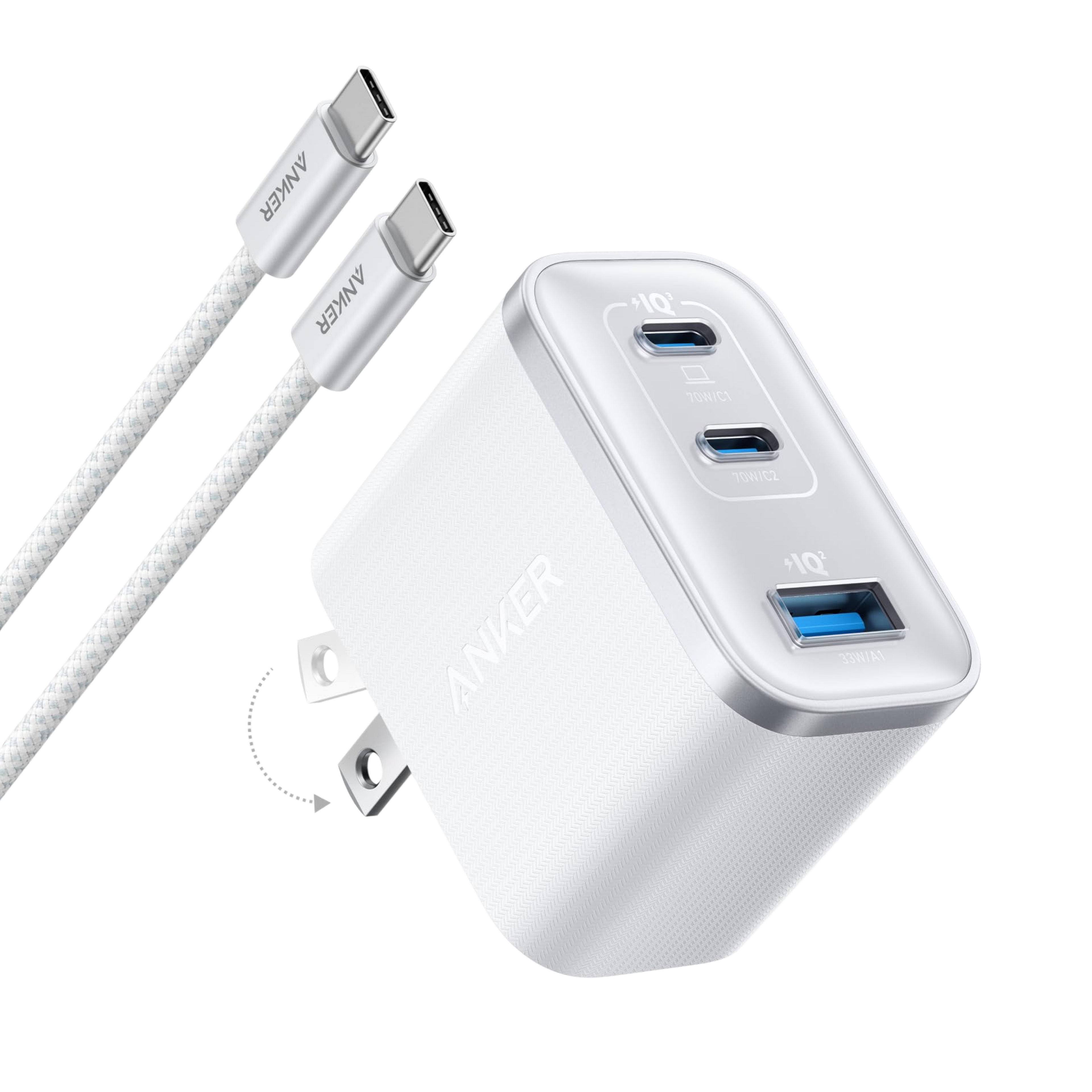 Nano Charger (70W, 3 Ports)