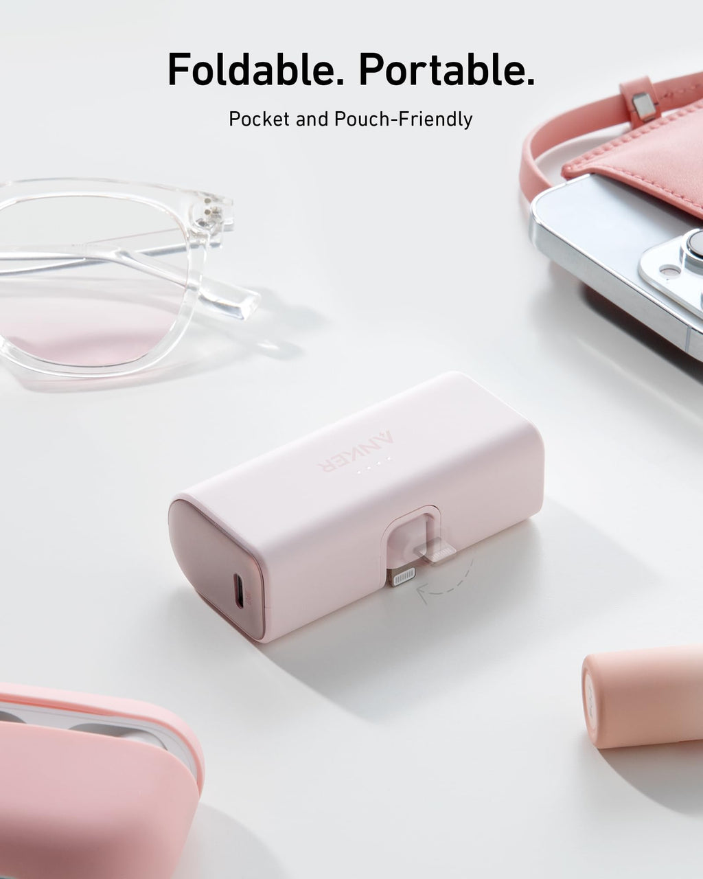 Anker Nano Power Bank (12W, Built-In Lightning Connector)-boa