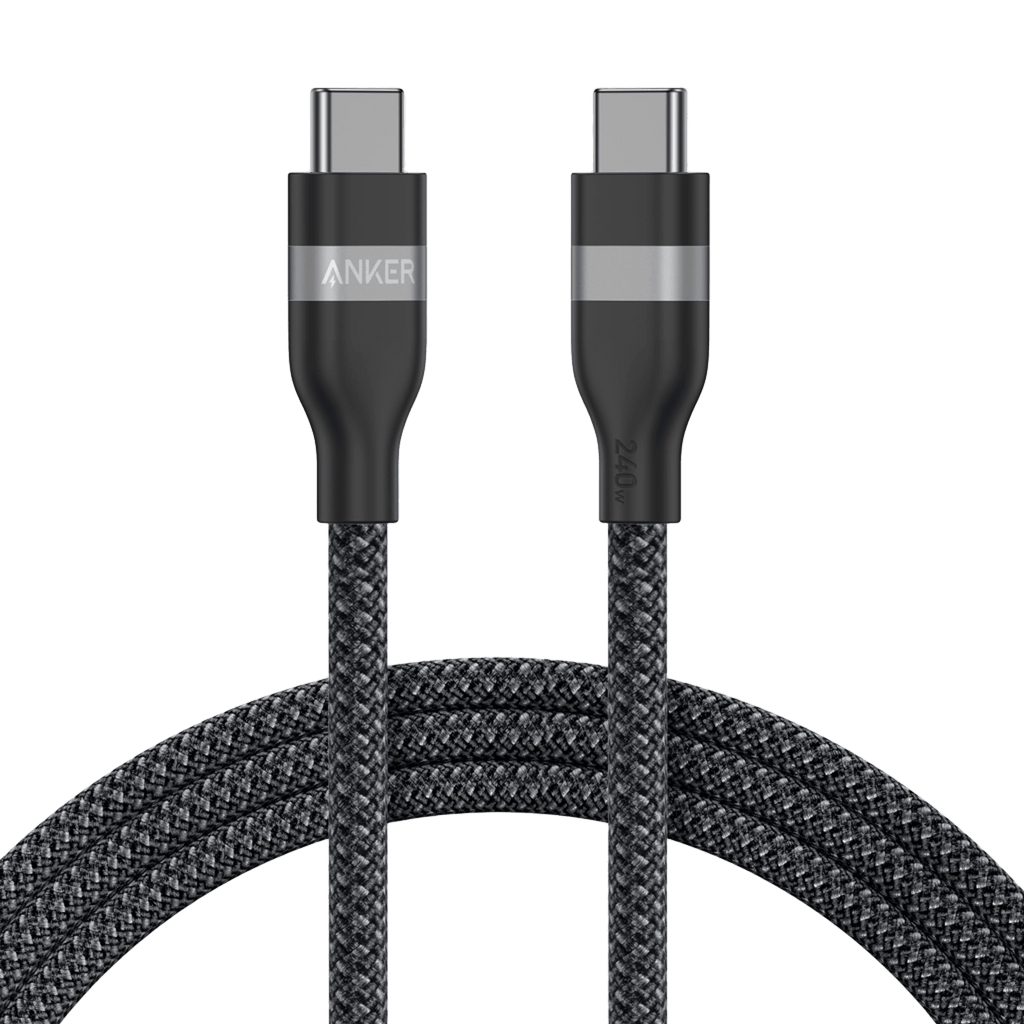 Anker Nano Charger (45W) with USB-C to USB-C Cable and Anker USB-C to USB-C Cable (6 ft, 240W, Upcycled-Braided)