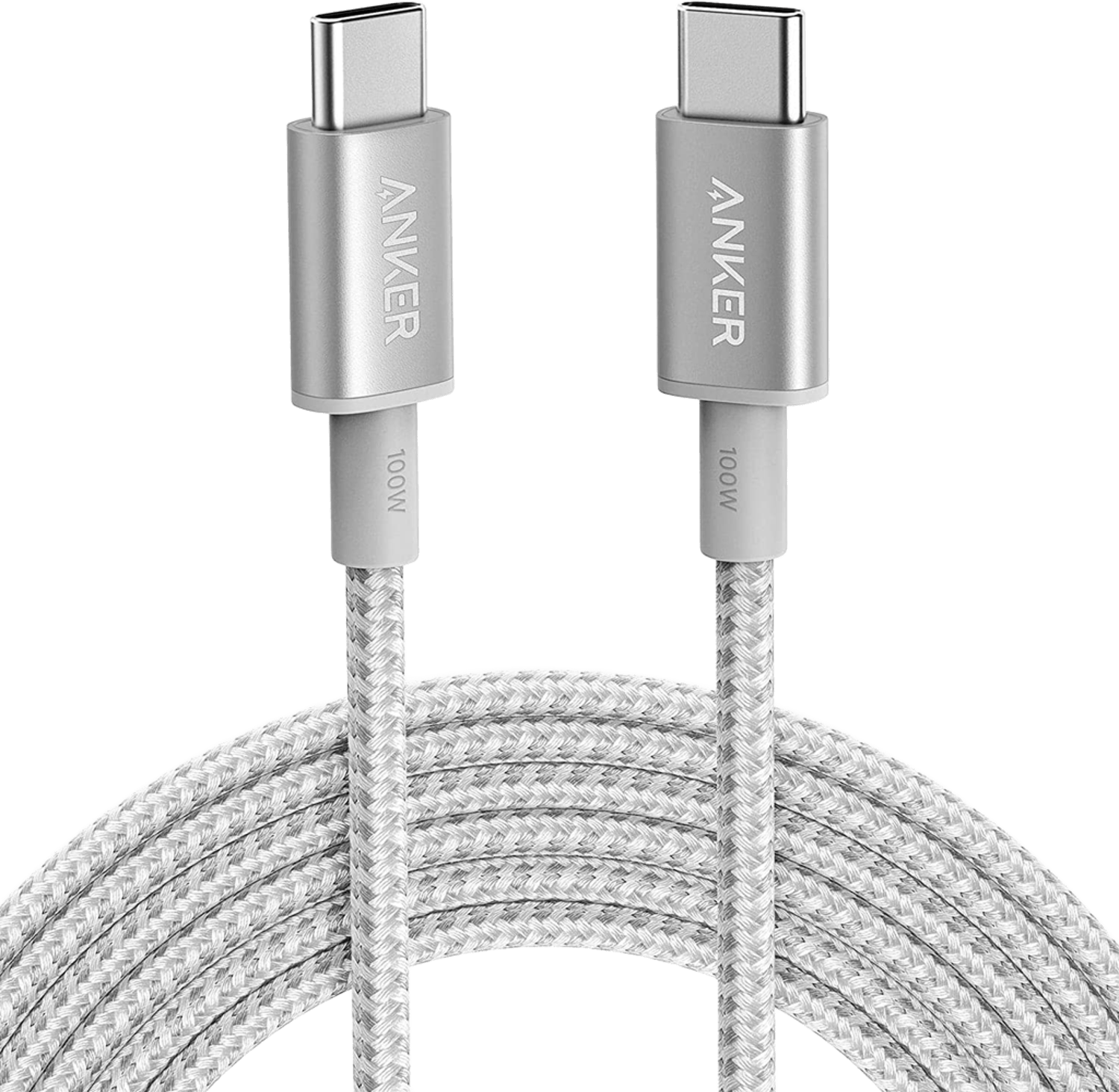 New Nylon USB-C to USB-C 100W Cable (10 ft)