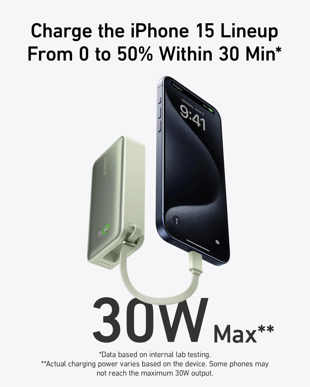 Anker with fast charging for iPhone 15 lineup