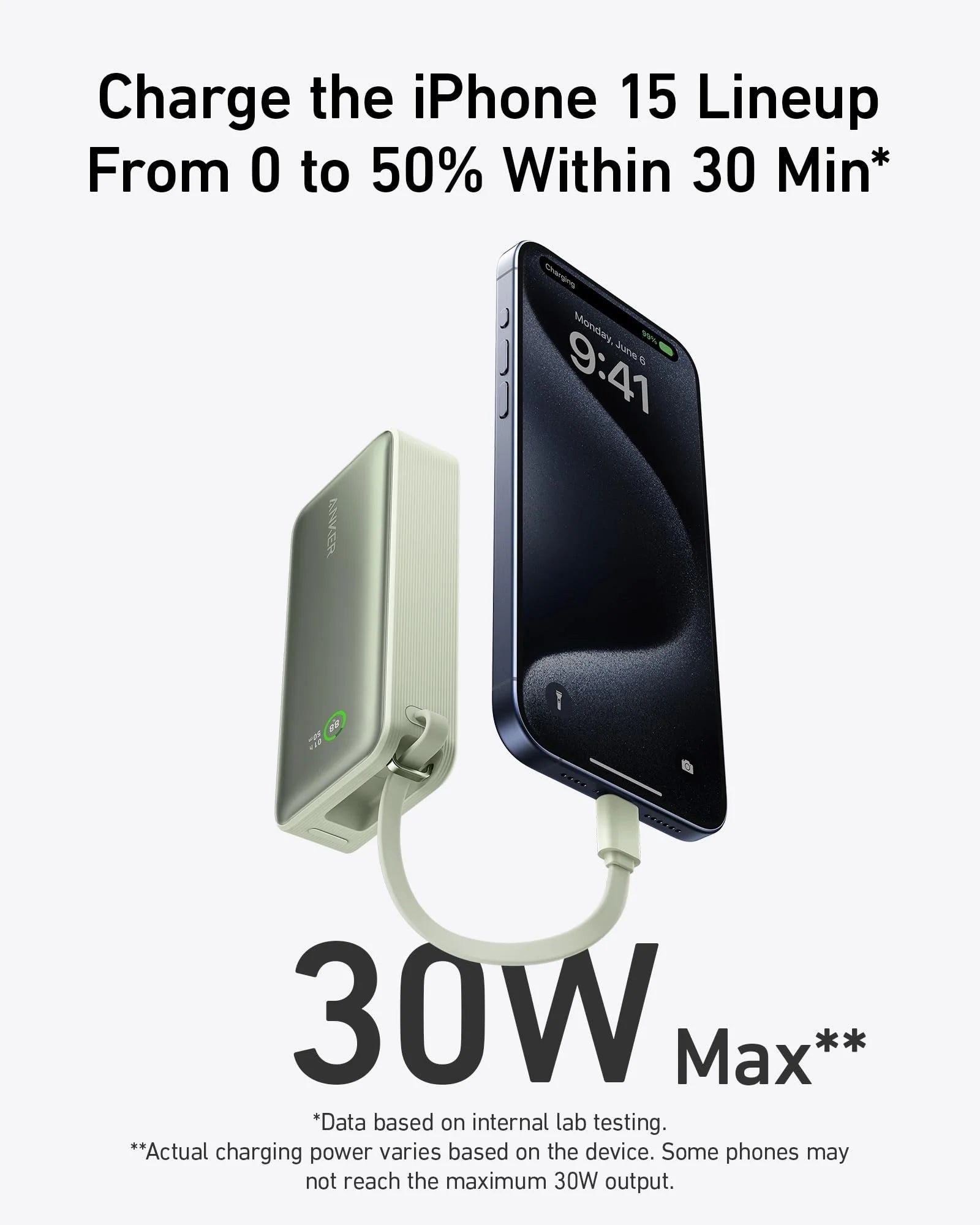 Anker with fast charging for iPhone 15 lineup