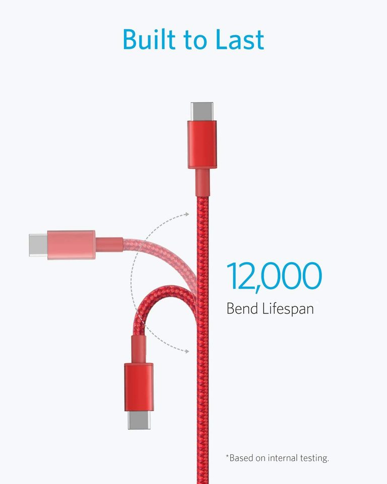 Anker cable with 12,000 bend lifespan for durability